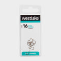 Eyed Barbed Hooks (Size 16)