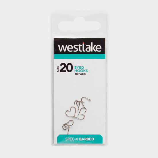 Barbed Eyed Hooks (Size 20)