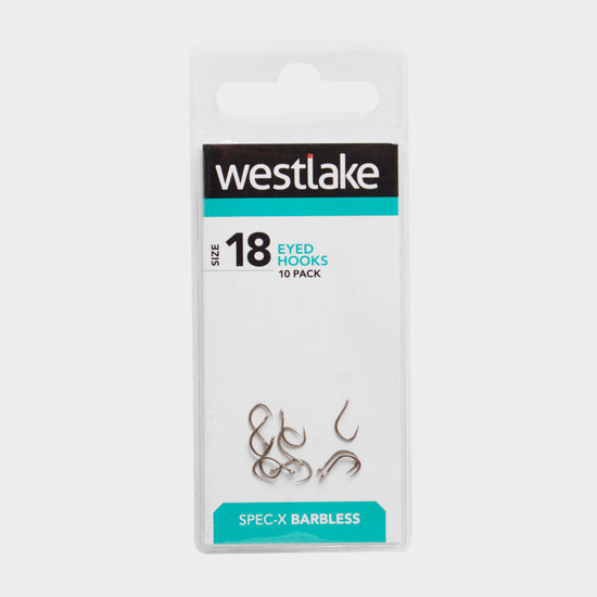 Barbless Eyed Hooks (Size 18)