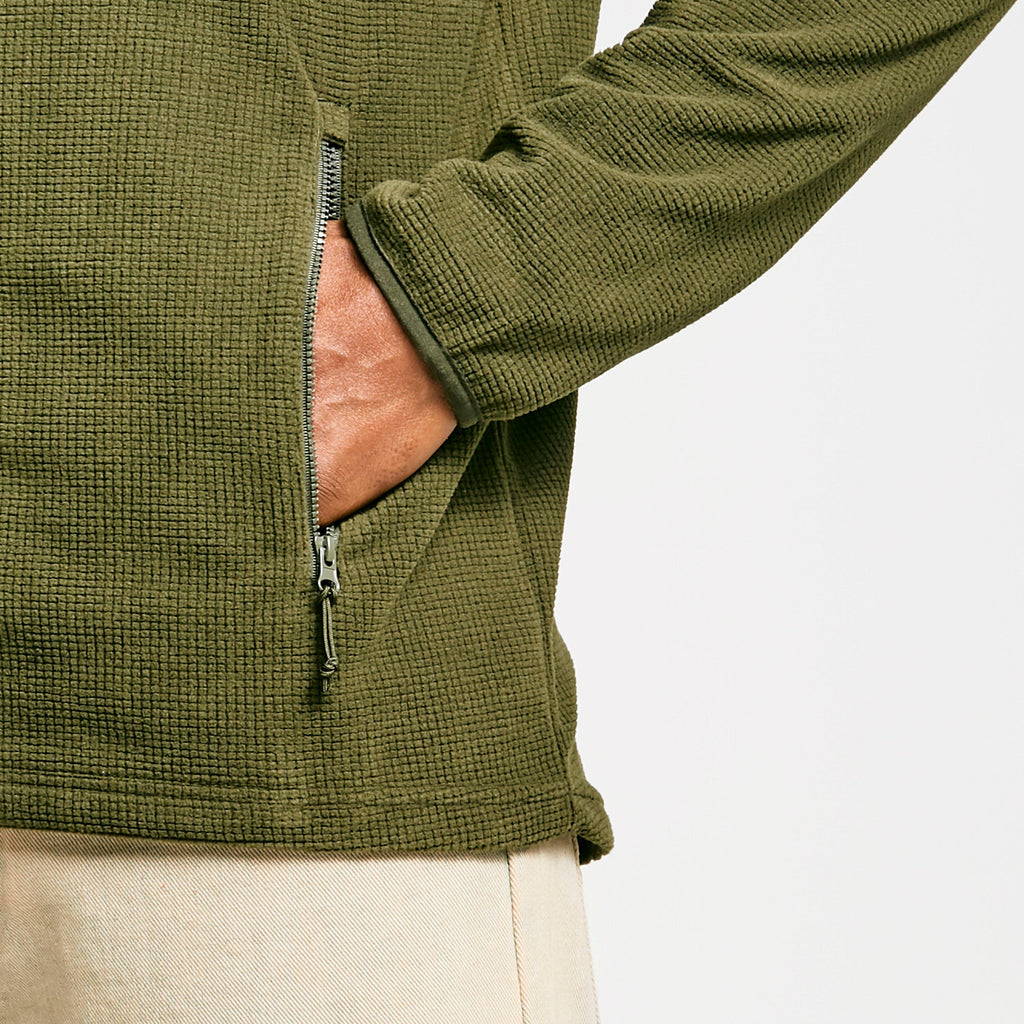 Men's Full-Zip Grid Fleece