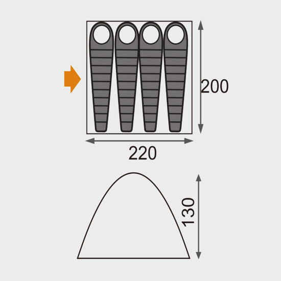 Toco 4 Dome Tent