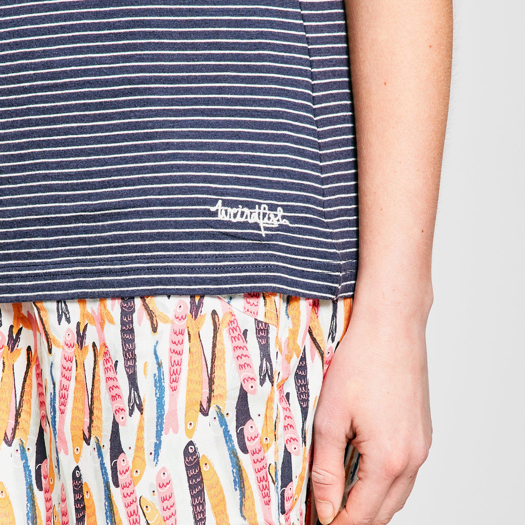 Nilly Striped Jersey Vest