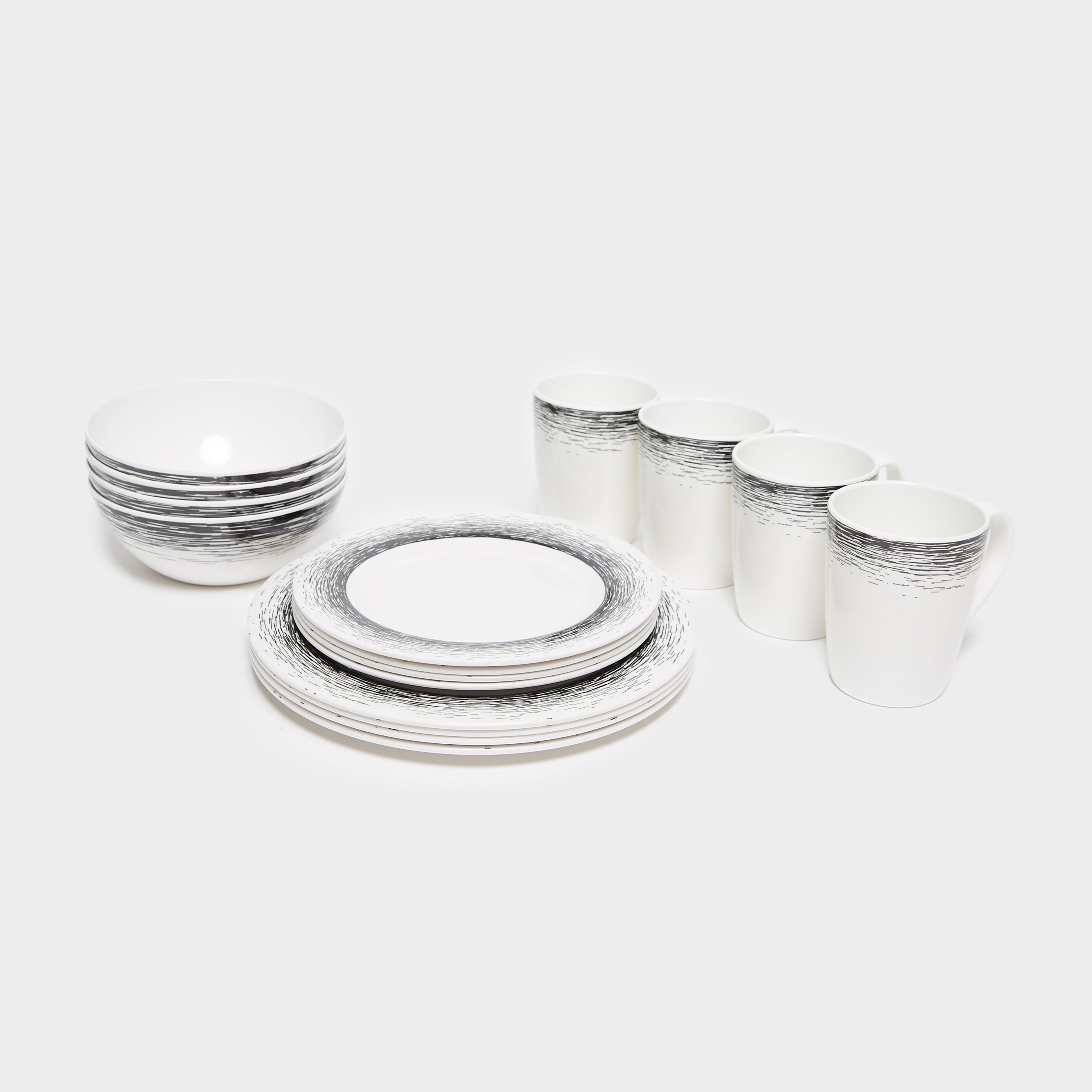 Hi Gear 16 Piece Melamine Plastic Dinner