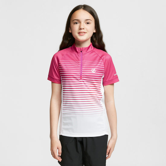 Kids' Go Faster Half Zip Cycle Jersey