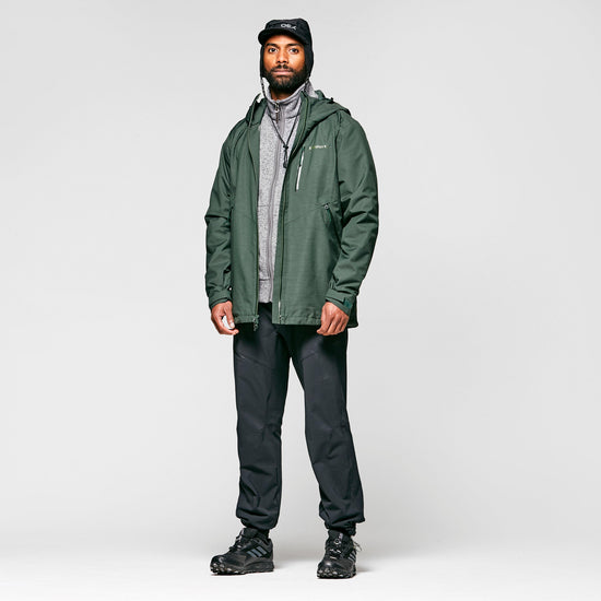 Men's Textured Waterproof Jacket