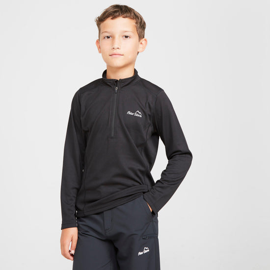Kids' Balance Long Sleeve Baselayer Zip Tee