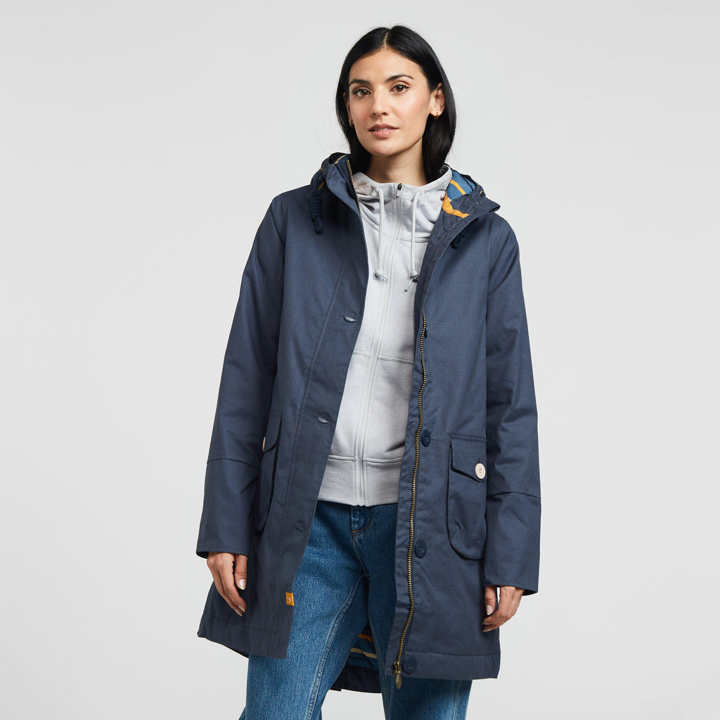 Women’s Beatrix Waxed Finish Waterproof Coat