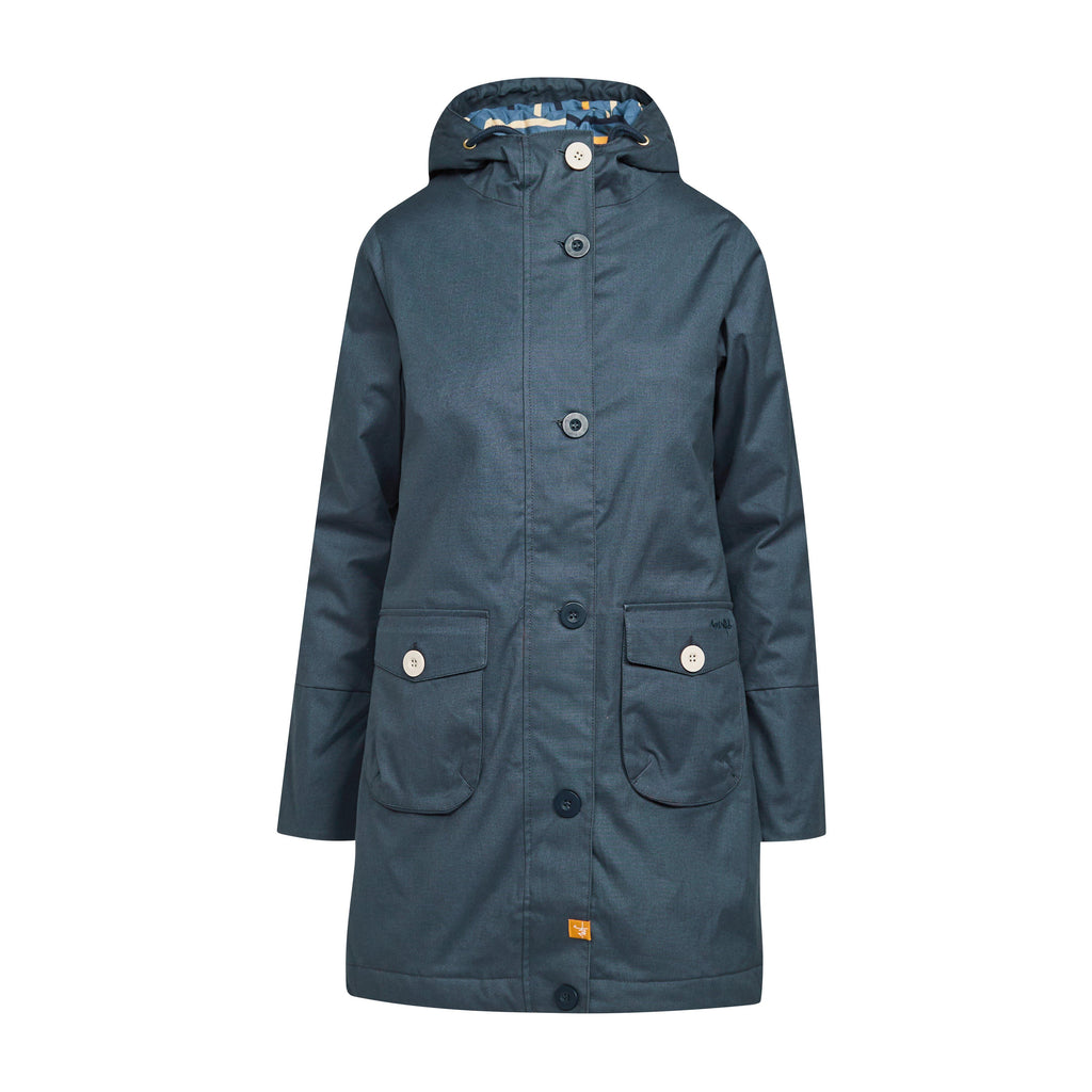 Women’s Beatrix Waxed Finish Waterproof Coat