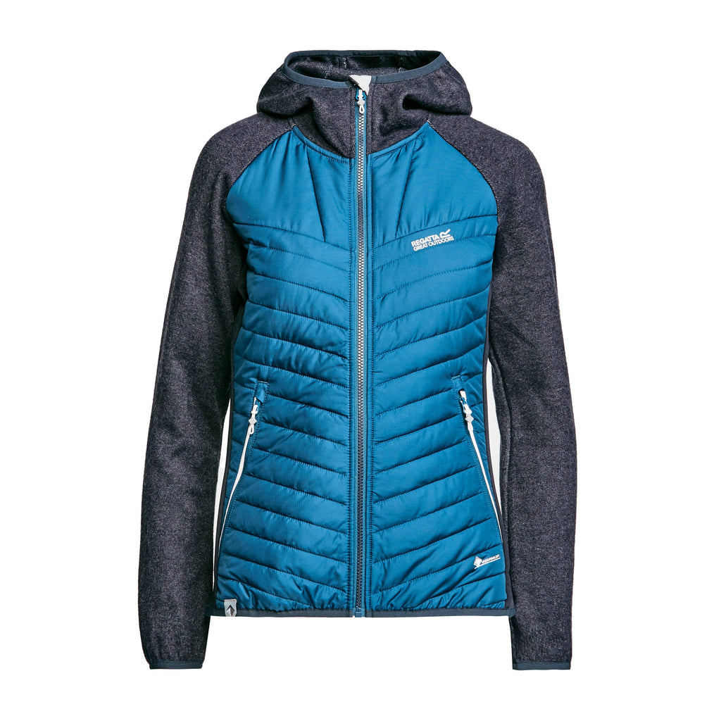 Womens Pemble II Hybrid FullZip Hooded Fleece