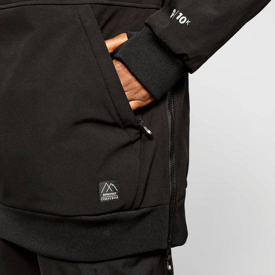 Men’s Melton Softshell Anorak Ski Jacket
