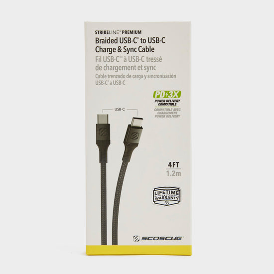 strikeLINETM Braided USB-C/USC-C Cable