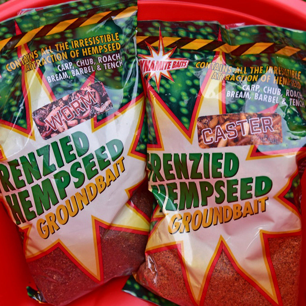 Frenzied Hemp Dark Worm GRndbait 900g