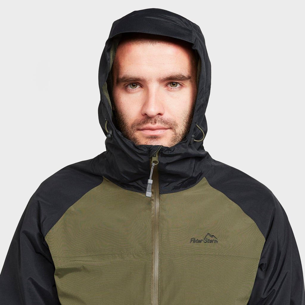 Men's Colour Block Waterproof Jacket