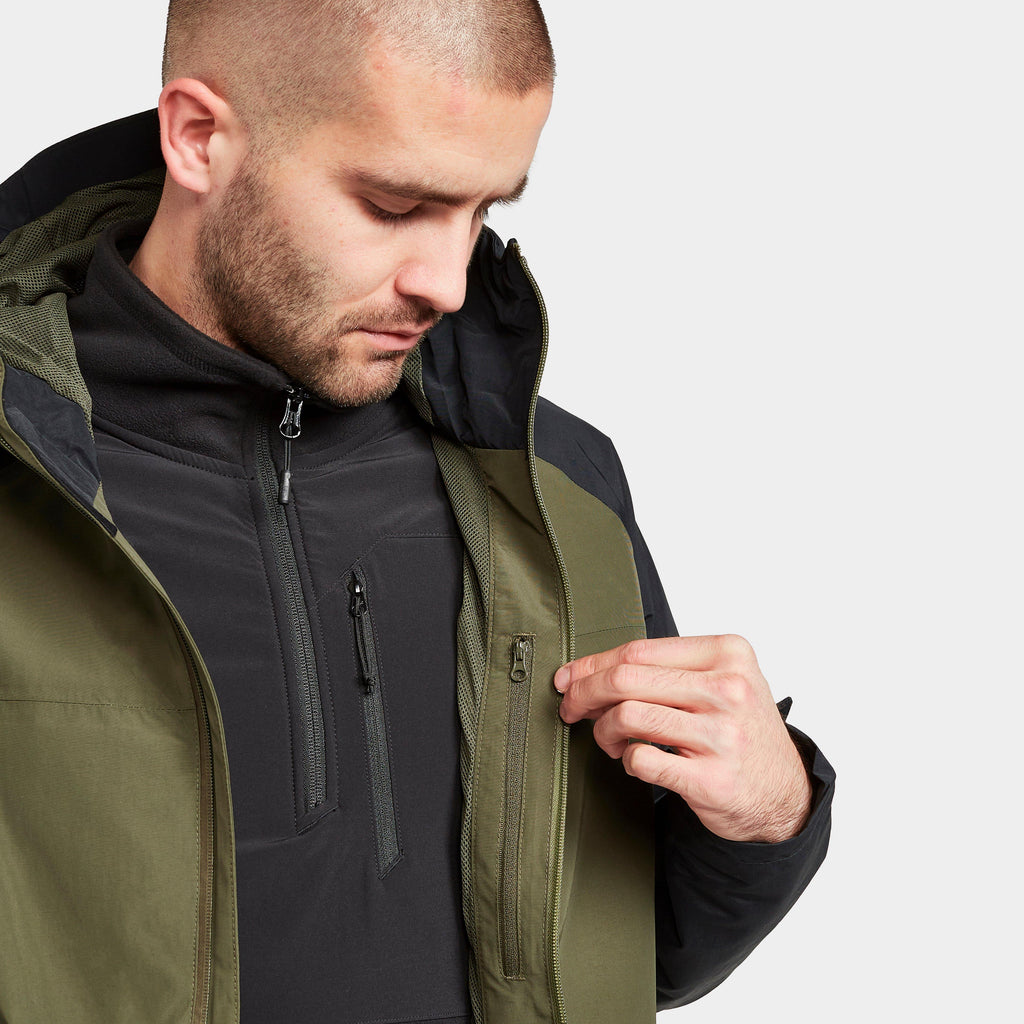 Men's Colour Block Waterproof Jacket