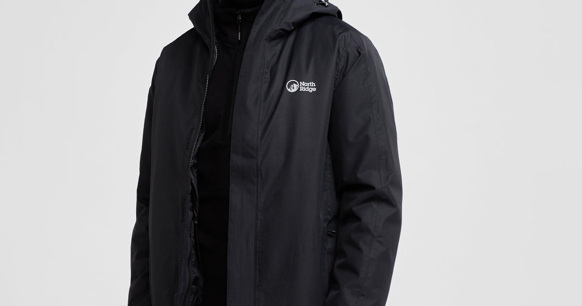 Black North Ridge Men’s Align 3-in-1 Jacket – Millets