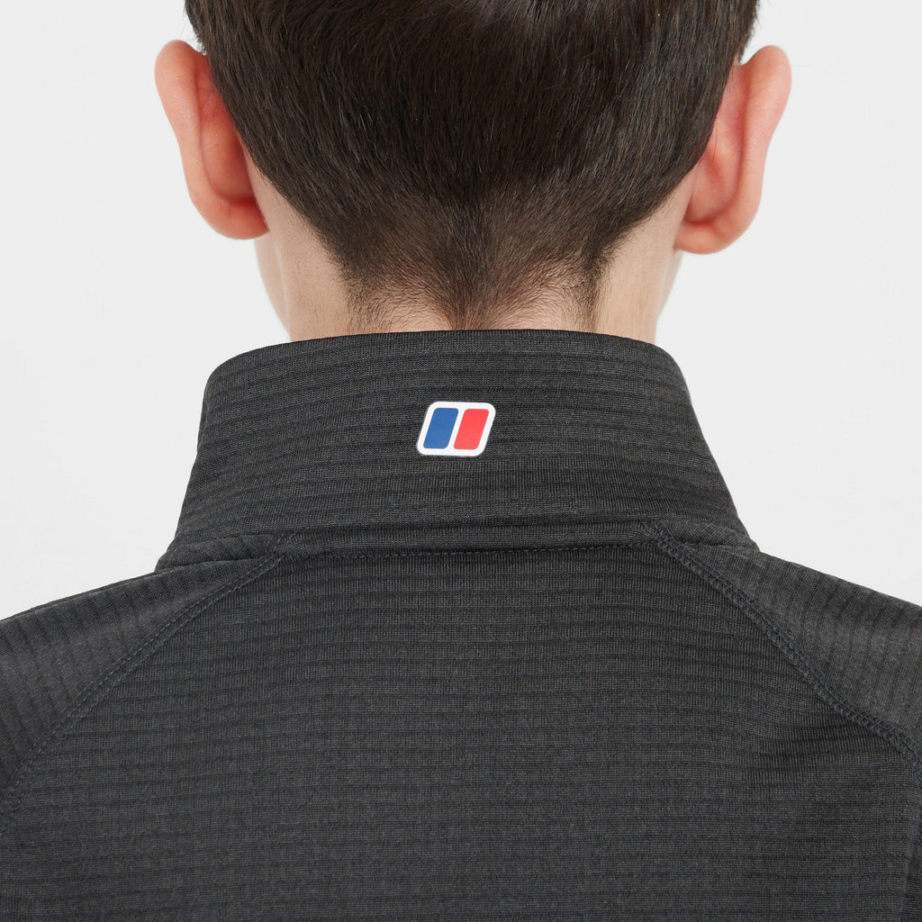 Kids’ Half-Zip Grid Fleece