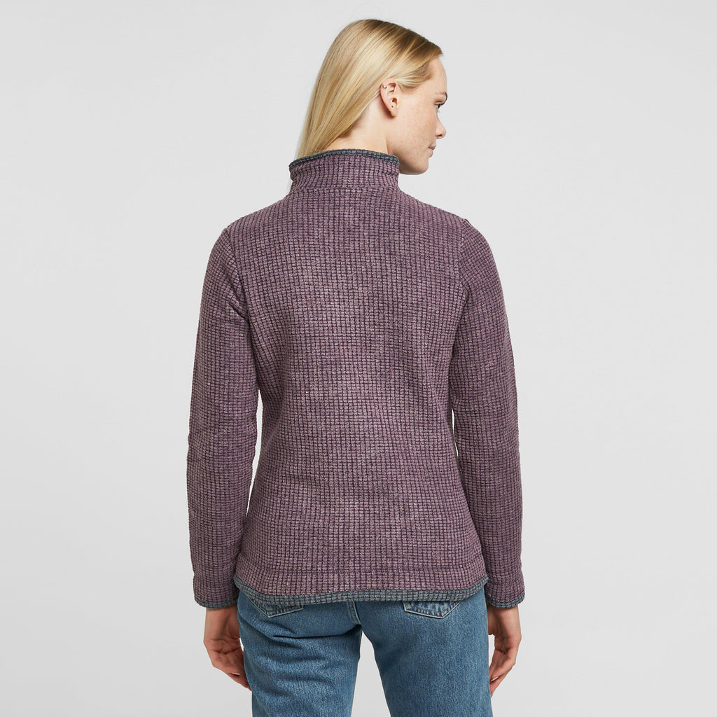 Women's Lynda Grid Half Zip Grid Fleece