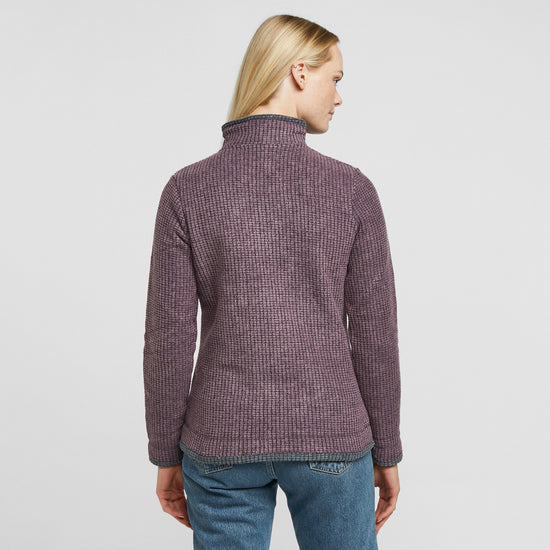 Women's Lynda Grid Half Zip Grid Fleece