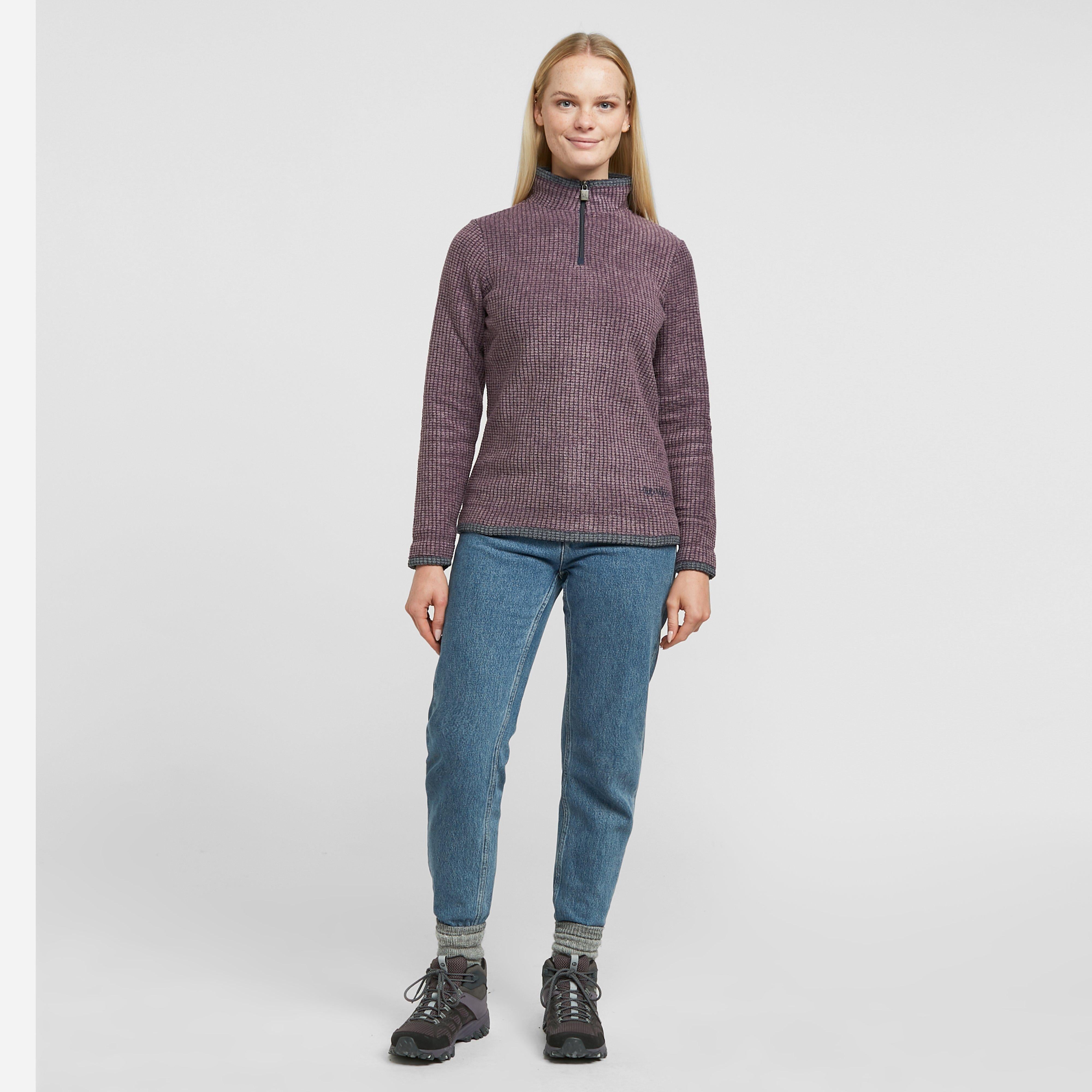 Women's Lynda Grid Half Zip Grid Fleece