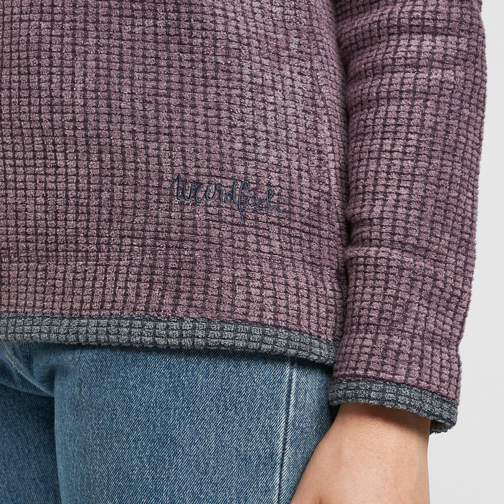 Women's Lynda Grid Half Zip Grid Fleece