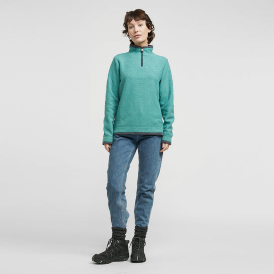 Women's Lynda Grid Half Zip Grid Fleece