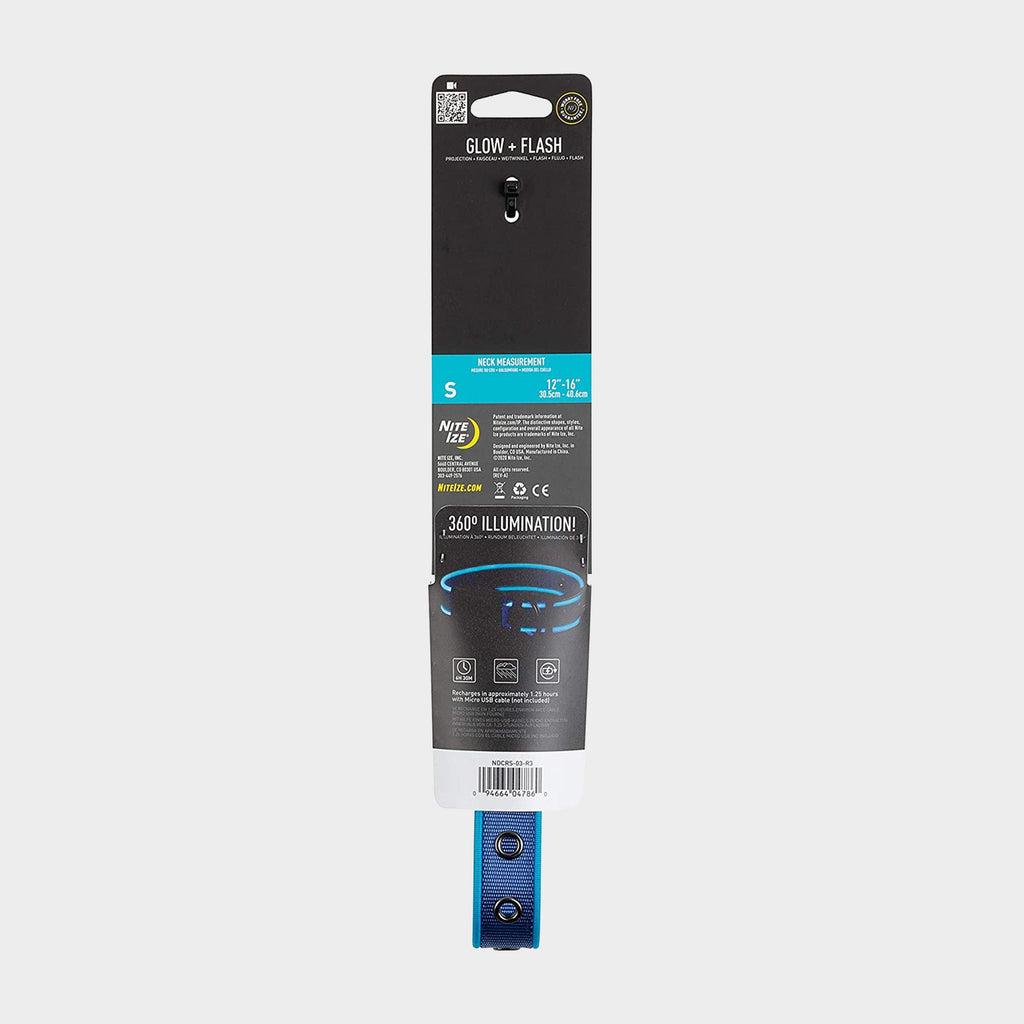 Nitedog LED Rechargeable Collar Blu