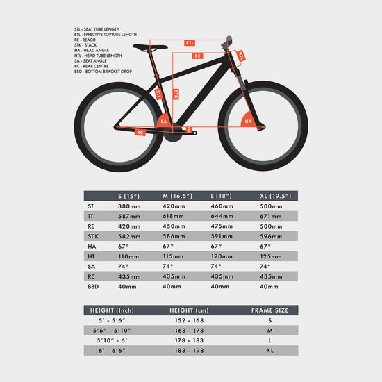 Rake 27” Mountain Bike