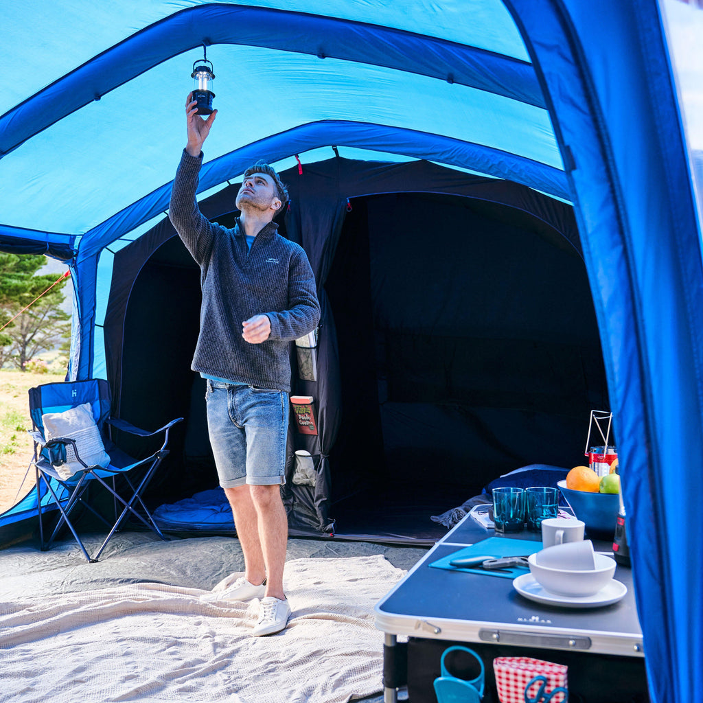 Blue Berghaus Freedom 5 Nightfall Air Tent – Millets