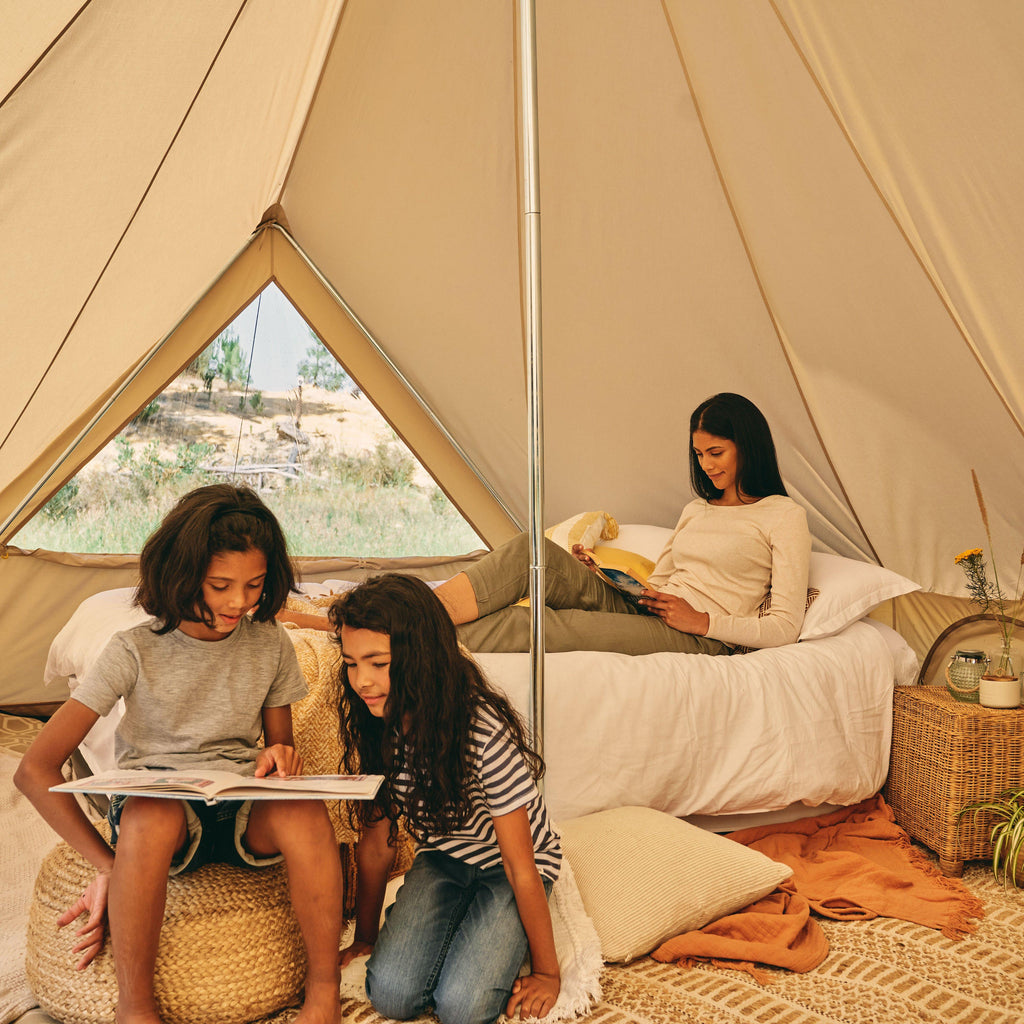 polycotton family tent Clear Hi-Gear Emperor 12 Person Polycotton Tent – Millets