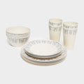 Hi Gear 16 Piece Melamine Plastic Dinner