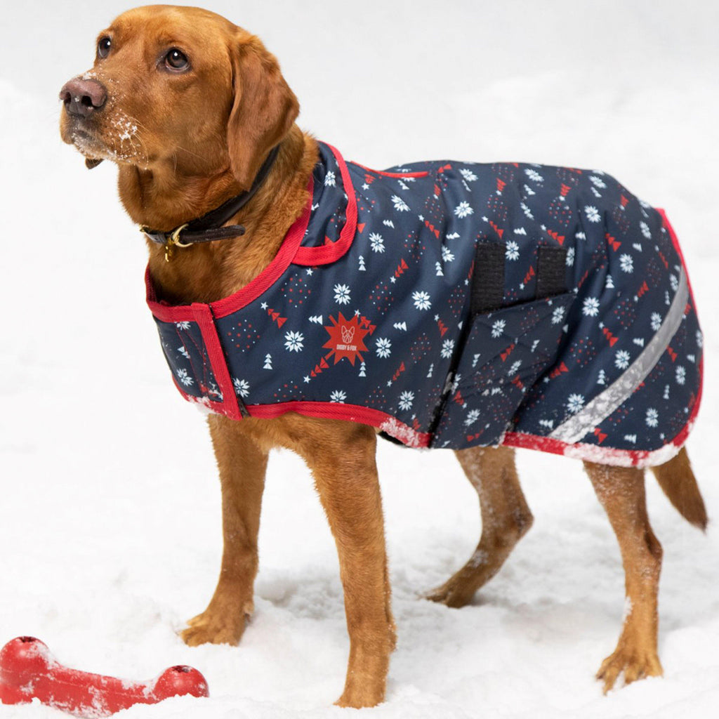 Christmas Waterproof Dog Coat