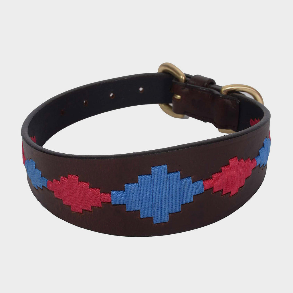 Lurcher Polo Leather Dog Collar