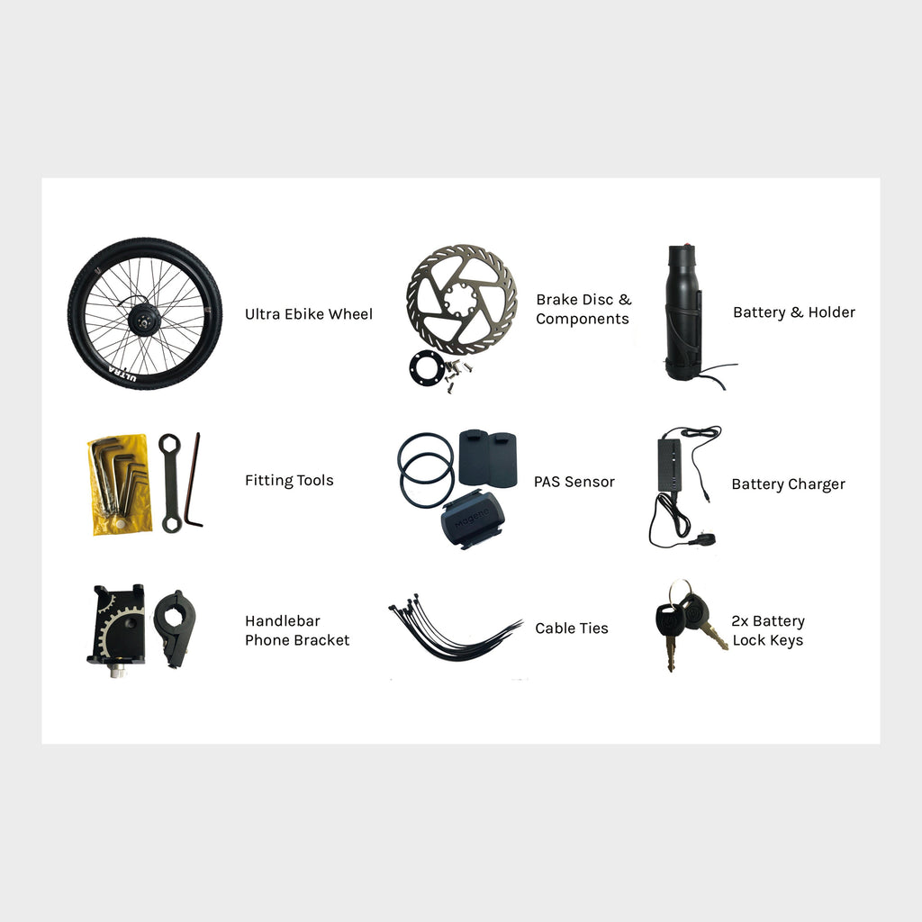 The Complete Ultra Ebike Kit – 700c Hybrid
