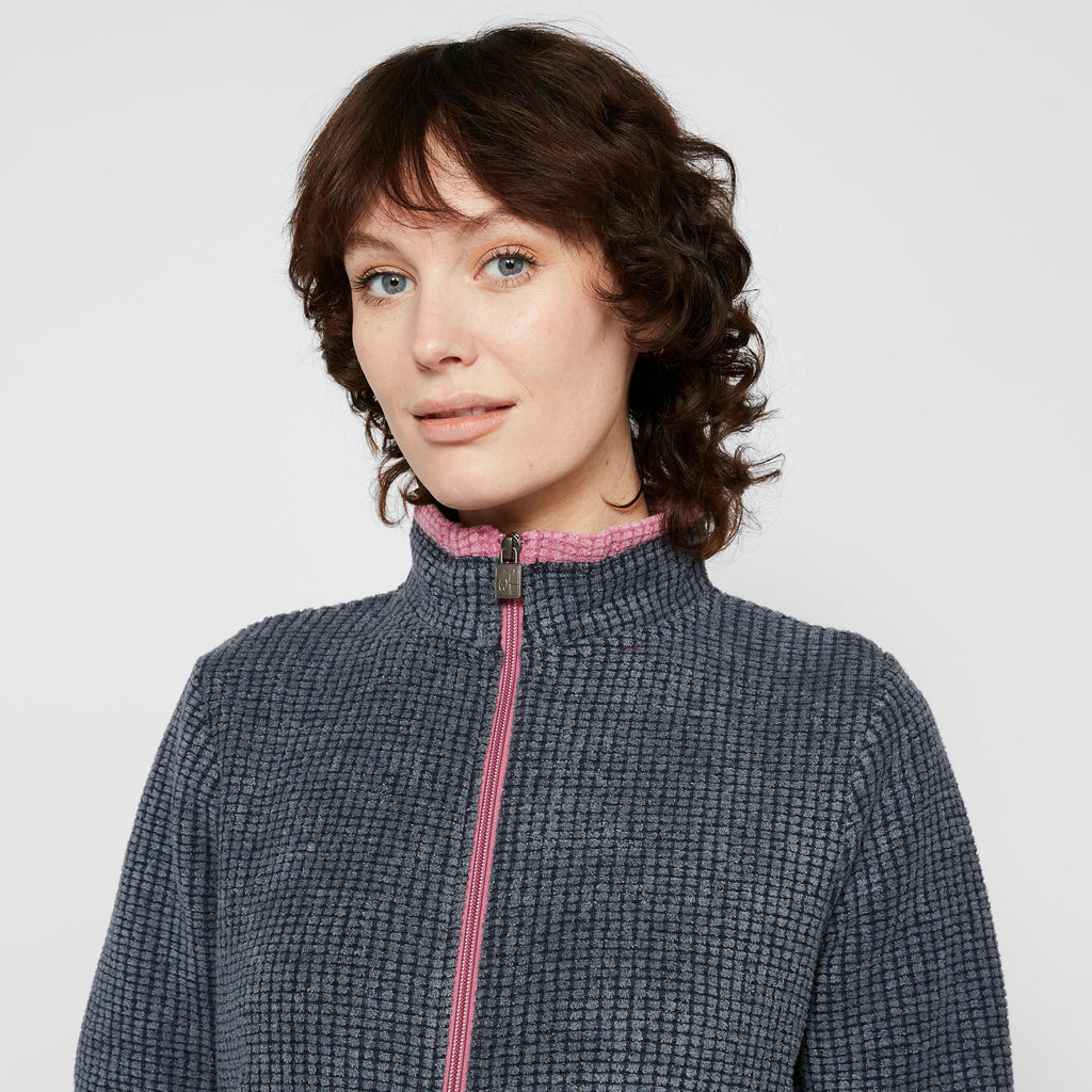 Women’s Ariana Grid Full Zip Fleece