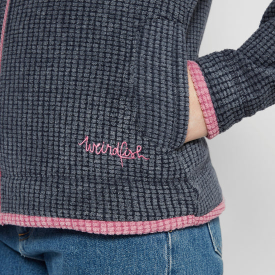 Women’s Ariana Grid Full Zip Fleece