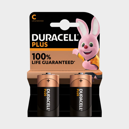C Plus 100 Batteries (2 pack)