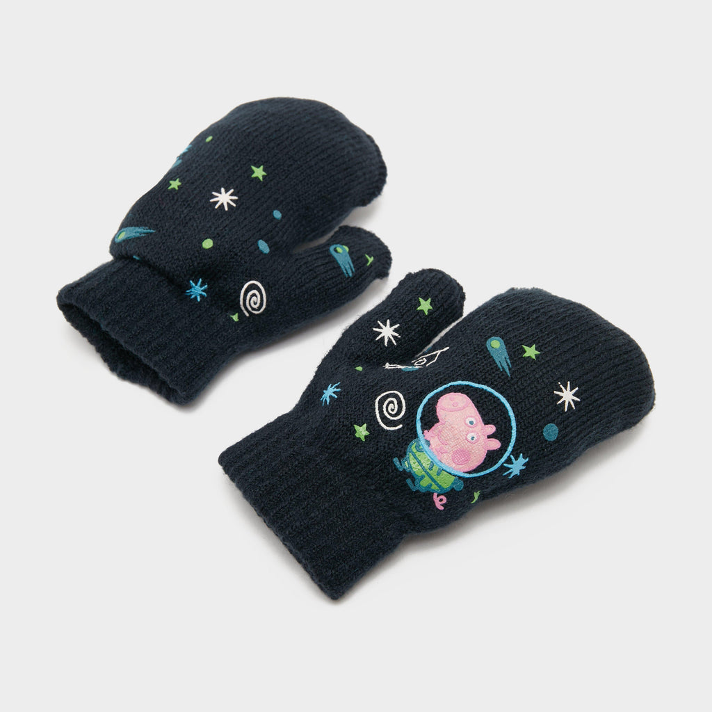 Kids' Peppa Pig Hat, Scarf and Mitt Set
