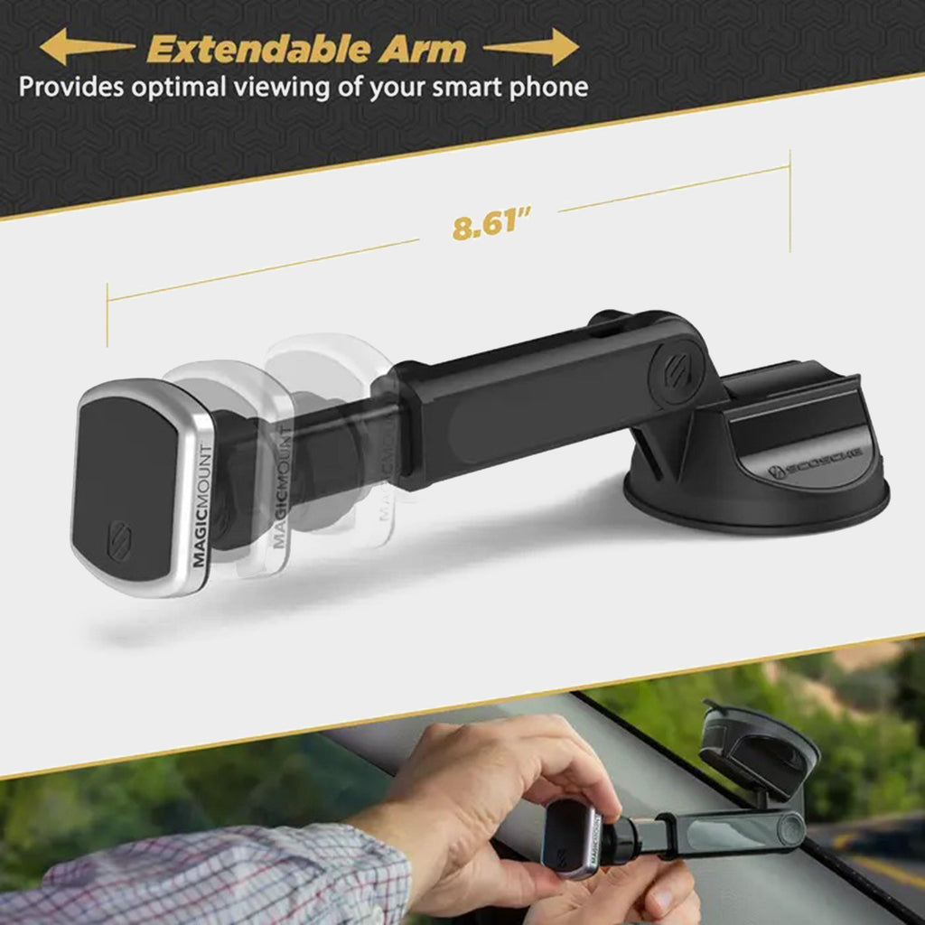 MagicMount™ Pro Extendo Telescoping Window/Dash Magnetic Mount