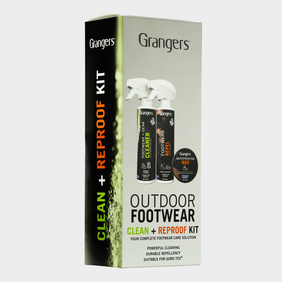 Outdoor Footwear Clean + Reproof Kit