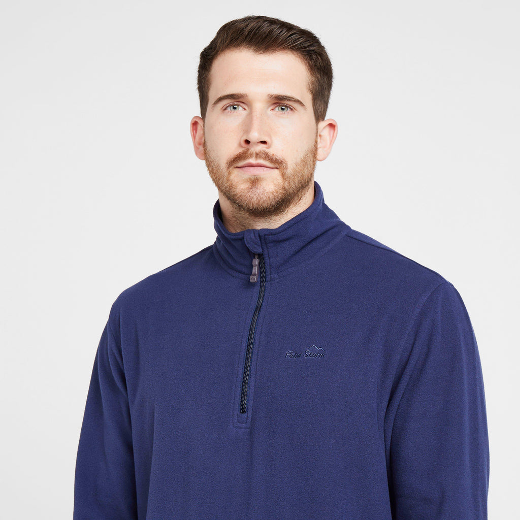 Navy Peter Storm Men s Bracken Half Zip Fleece Millets navy-peter-storm-men-s-bracken-half-zip-fleece-millets