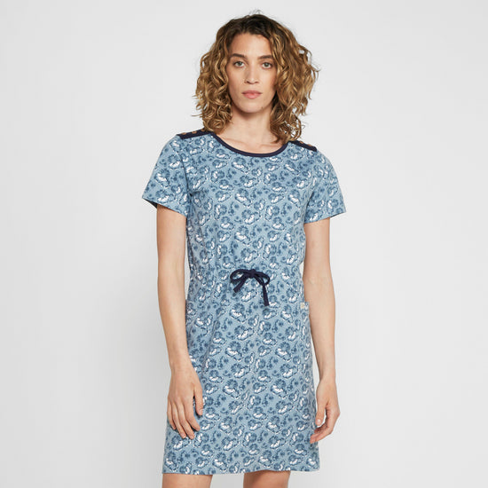 Printed Jersey Dress