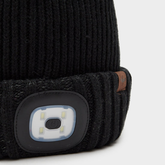 Waterproof Cold Weather LED Roll Cuff Beanie Hat