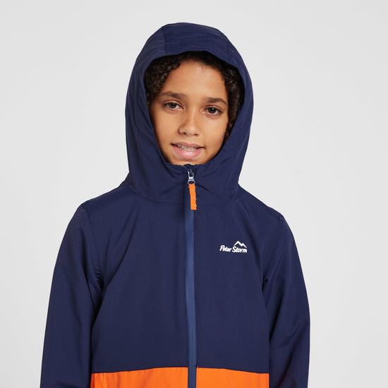Kids’ Colour Block Waterproof Jacket