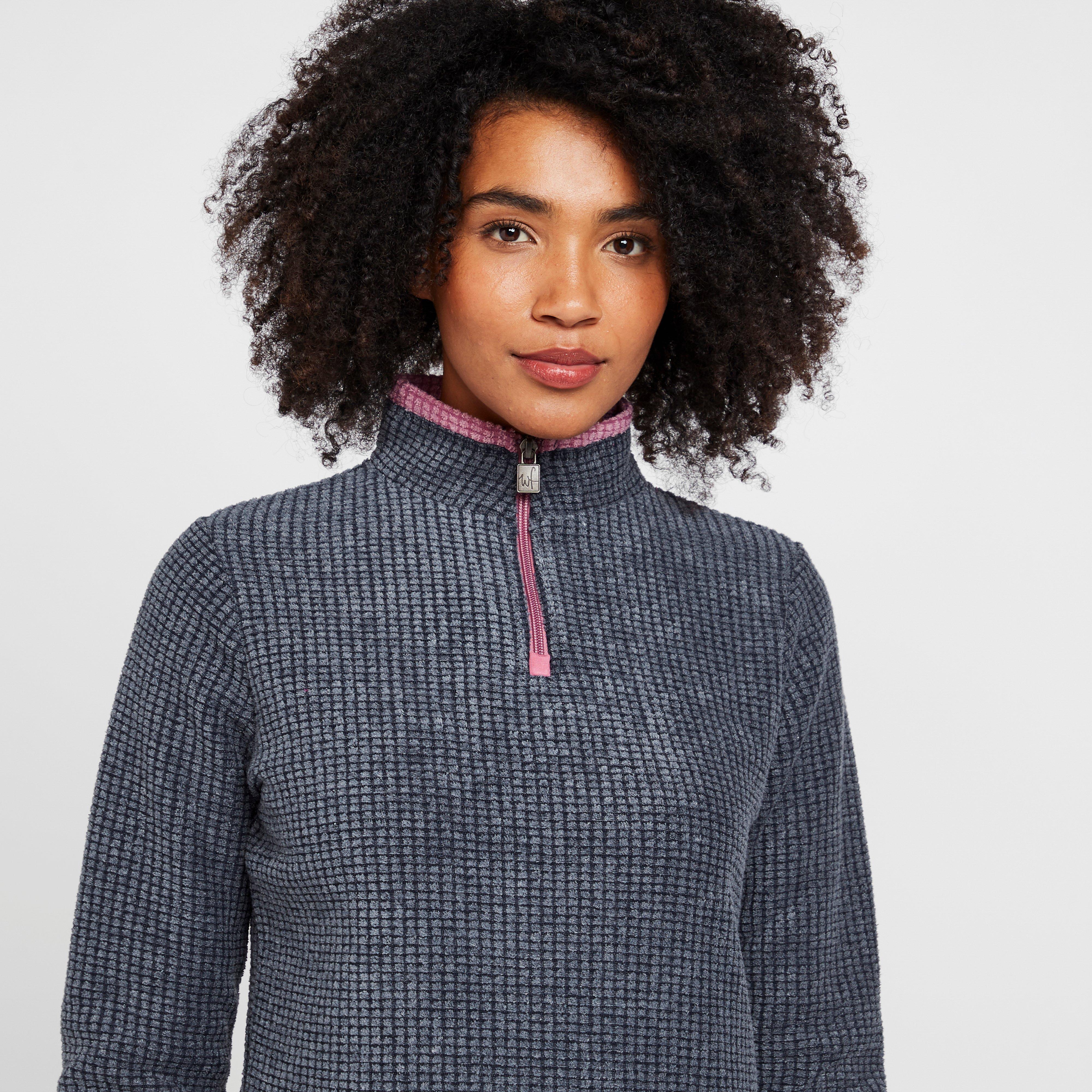Women's Lynda Grid Half Zip Grid Fleece