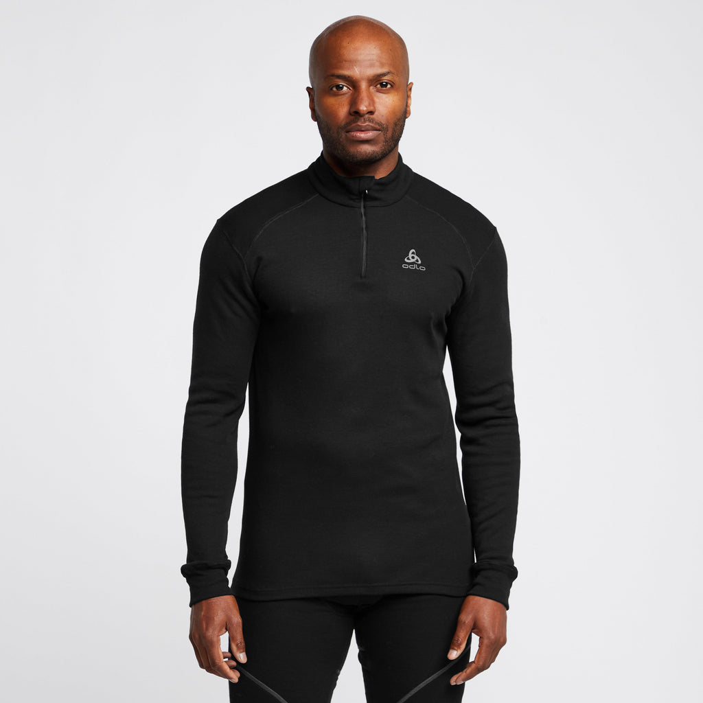 Men's Active Warm Long Sleeve Half Zip Baselayer Top