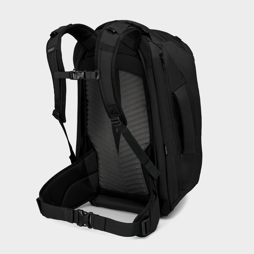 osprey 40l farpoint backpack Black Osprey Farpoint 40L Travel Backpack – Millets