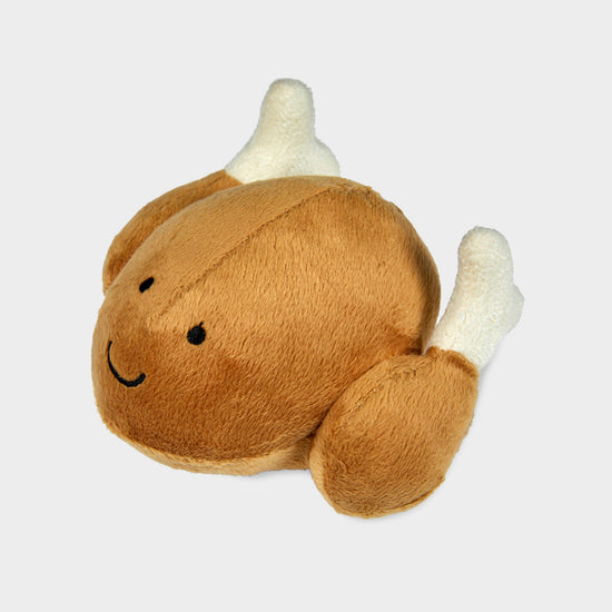 Foodie Faces Roast Chicken Dog Toy