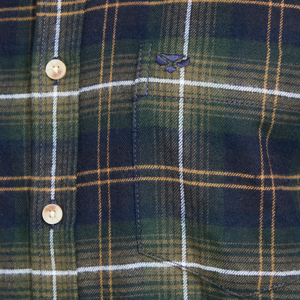 Mens Pitmedden Long Sleeve Flannel Shirt