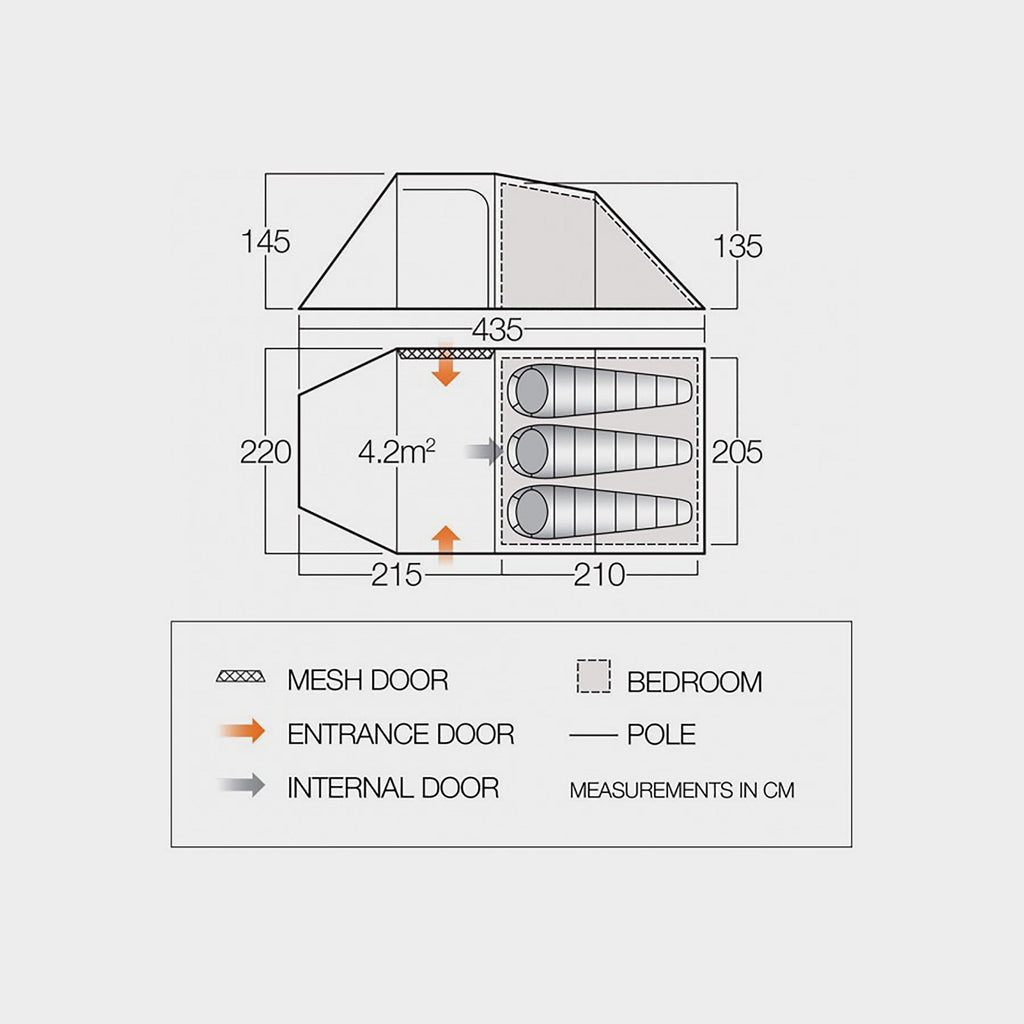 Beta 350XL 3 Person Tent