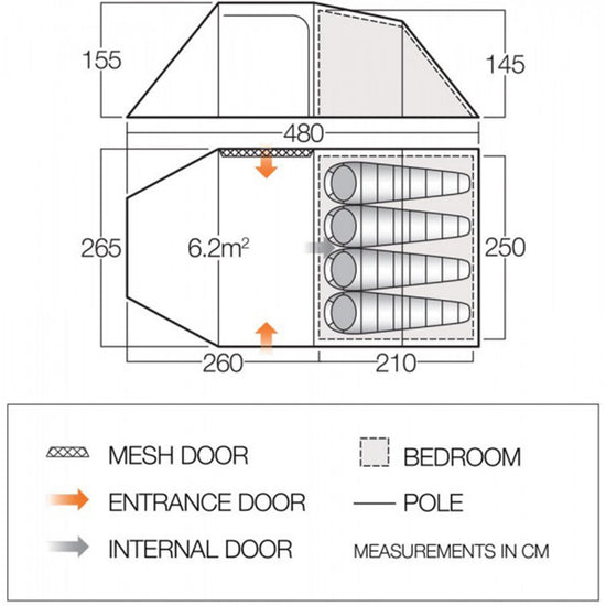 Beta 450XL Family Tent